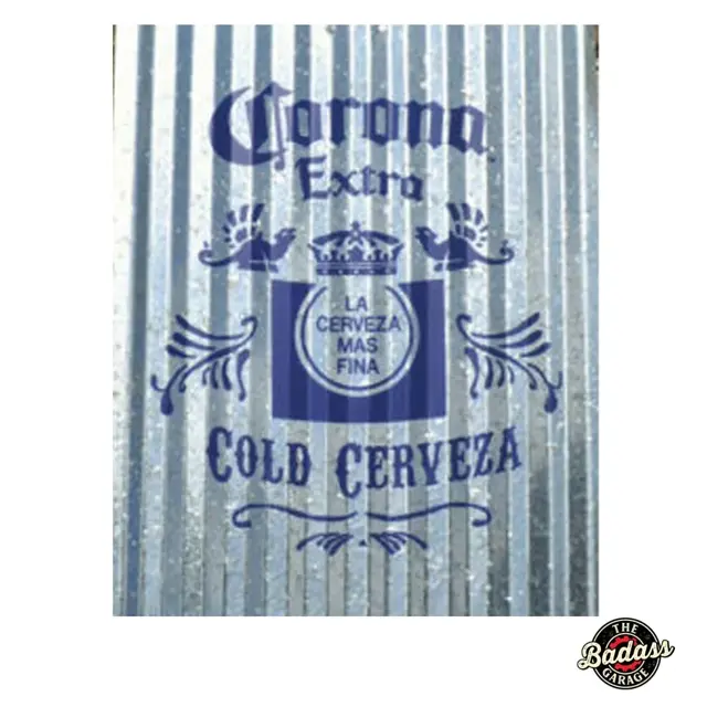 Corona Extra Corrugated Tin Sign