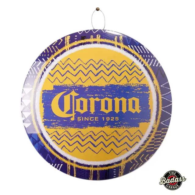 Corona Fiesta Domed Metal Sign