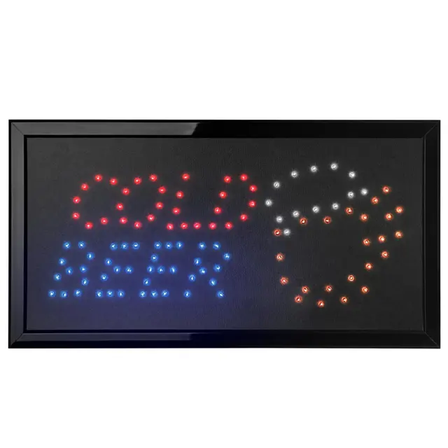 Cold Beer LED Framed Sign