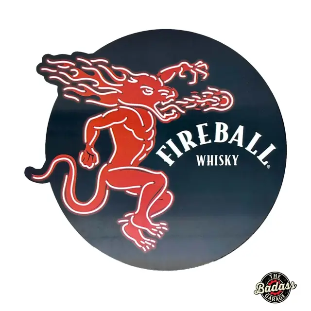 Fireball Whisky Lenticular MDF Sign