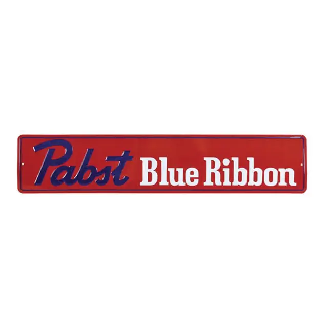 Pabst Blue Ribbon Street Sign