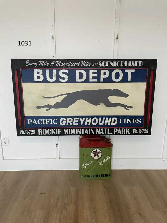 Pacific Greyhound Framed