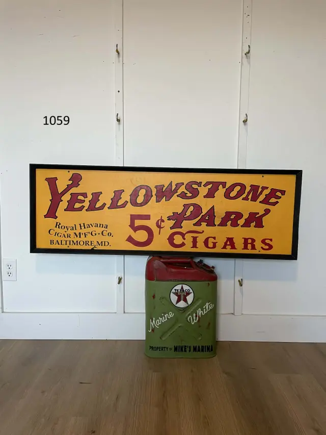 Yellow Stone Cigars Framed