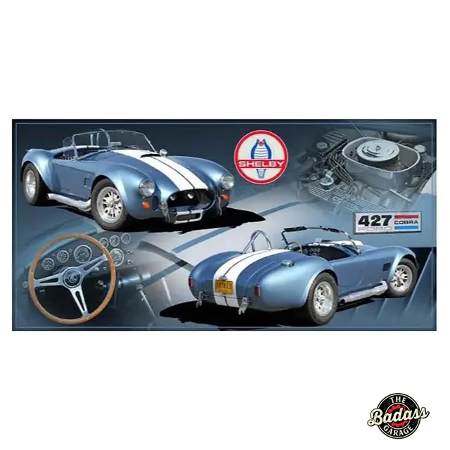 Shelby Cobra 427 Flat Rectangle Tin Sign