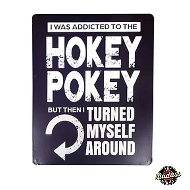 Hokey Pokey Flat Rectangle Tin Sign