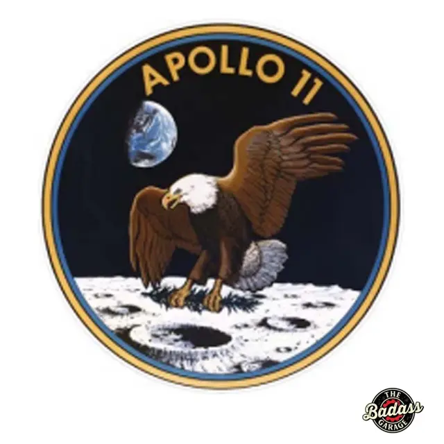 Apollo 11 Domed Metal Sign