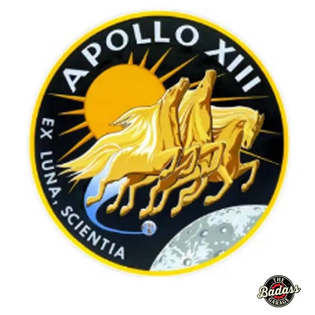 Apollo13 Domed Metal Sign