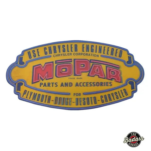 Mopar Sheild Lenticular MDF Sign