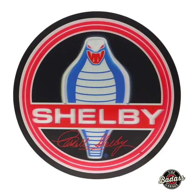 Shelby Logo Lenticular MDF Sign