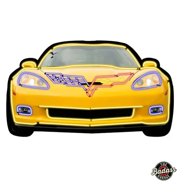 Corvette Lenticular MDF Sign