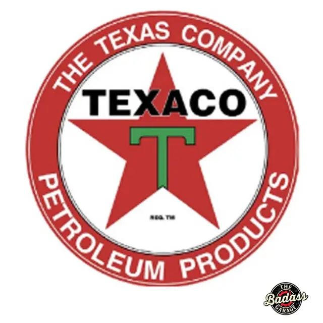 Photo of the Texaco Petroleum Domed Metal Sign