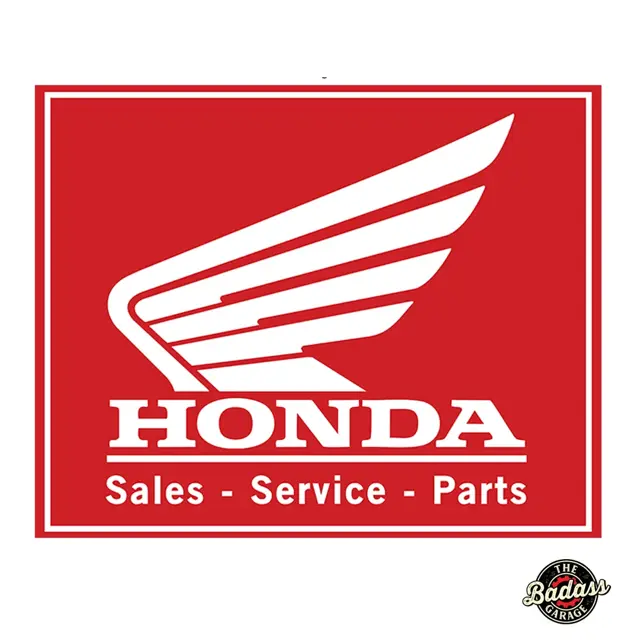 Honda Sales Service Parts 15" Metal Sign