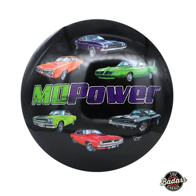 Mo Power 15" Round Dome Metal Sign