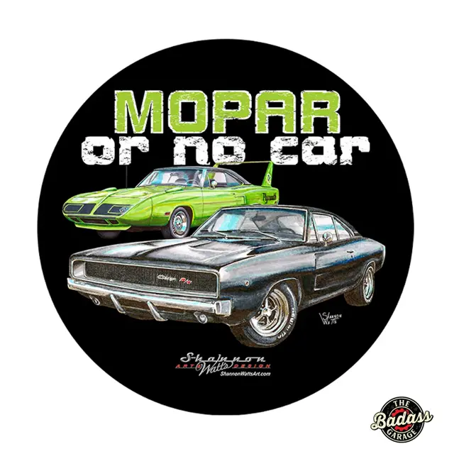 Photo of the Mopar or No Car 15" Round Dome Metal Sign