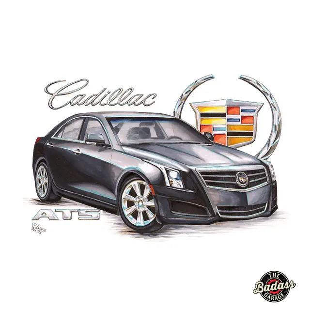 2013 Cadillac ATS 15" Metal Sign