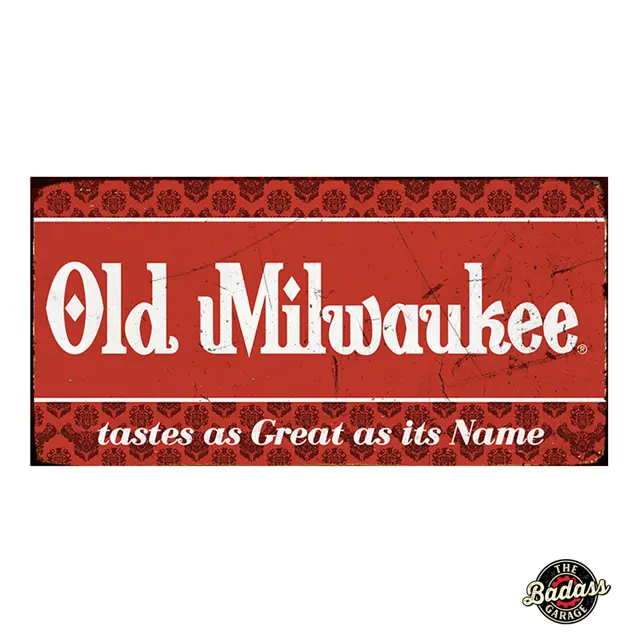 Old Milwaukee 19" Metal Sign