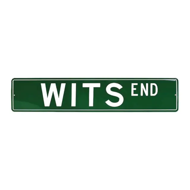 Wits End Street Signs