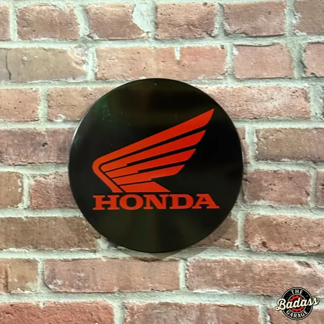 Honda Round Metal Sign