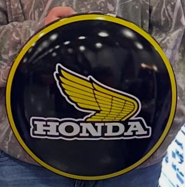 Honda Gold Wing Dome Metal Sign