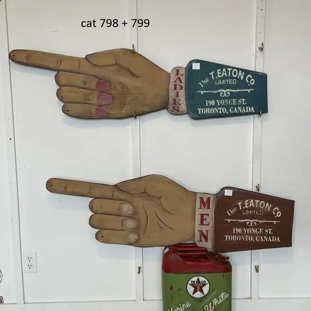 T.Eatons Restroom diecut LADIES Diecut Hand Painted Wood Sign - Teal
