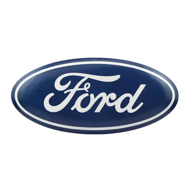 Ford Oval Logo 30" Shaped Metal Button Sign
