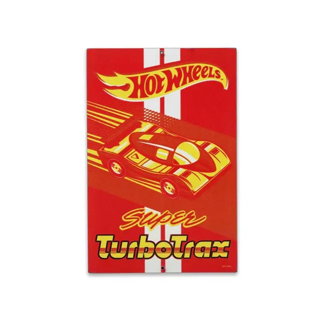 Hot Wheels Super TurboTrax Classic Metal Sign