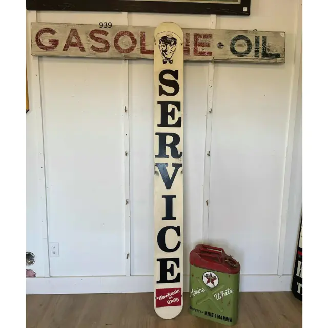 Imperial Oil Service Hand Painted Wood Sign