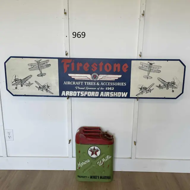 Firestone Abbotsford Air Show Hand Painted Wood Sign