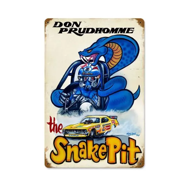 Snake Pit Plasma Cut Steel Sign 12"x18"