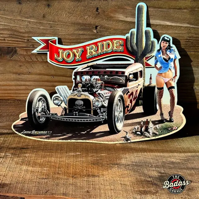 Rat Rod Vintage Sign 18"x14"