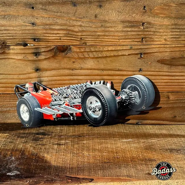 1964 TOMMY IVO DRAGSTER Vintage Sign 17"x7"