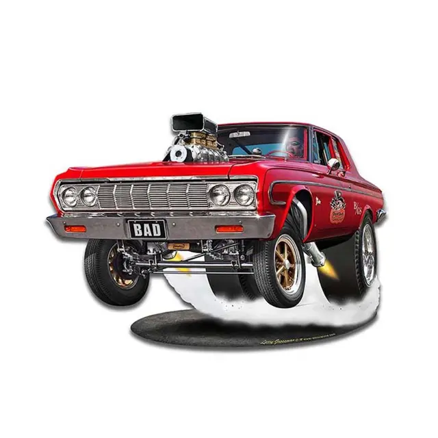Blown Mopar Cut-out Plasma Cut Steel Sign 18"x13"