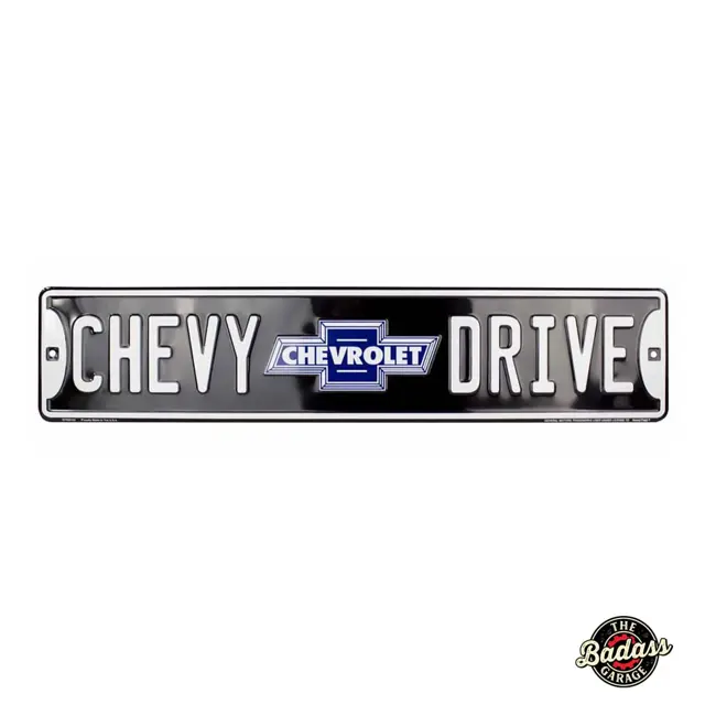 Chevy Drive 24" Embossed Tin Street Sign